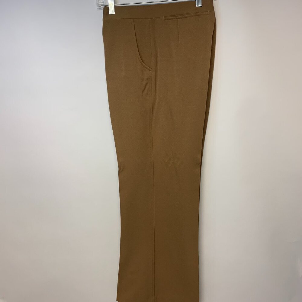 Haggar Pants Brown Preppy Office Professional Mens 38 x 31 Neutral Made in USA